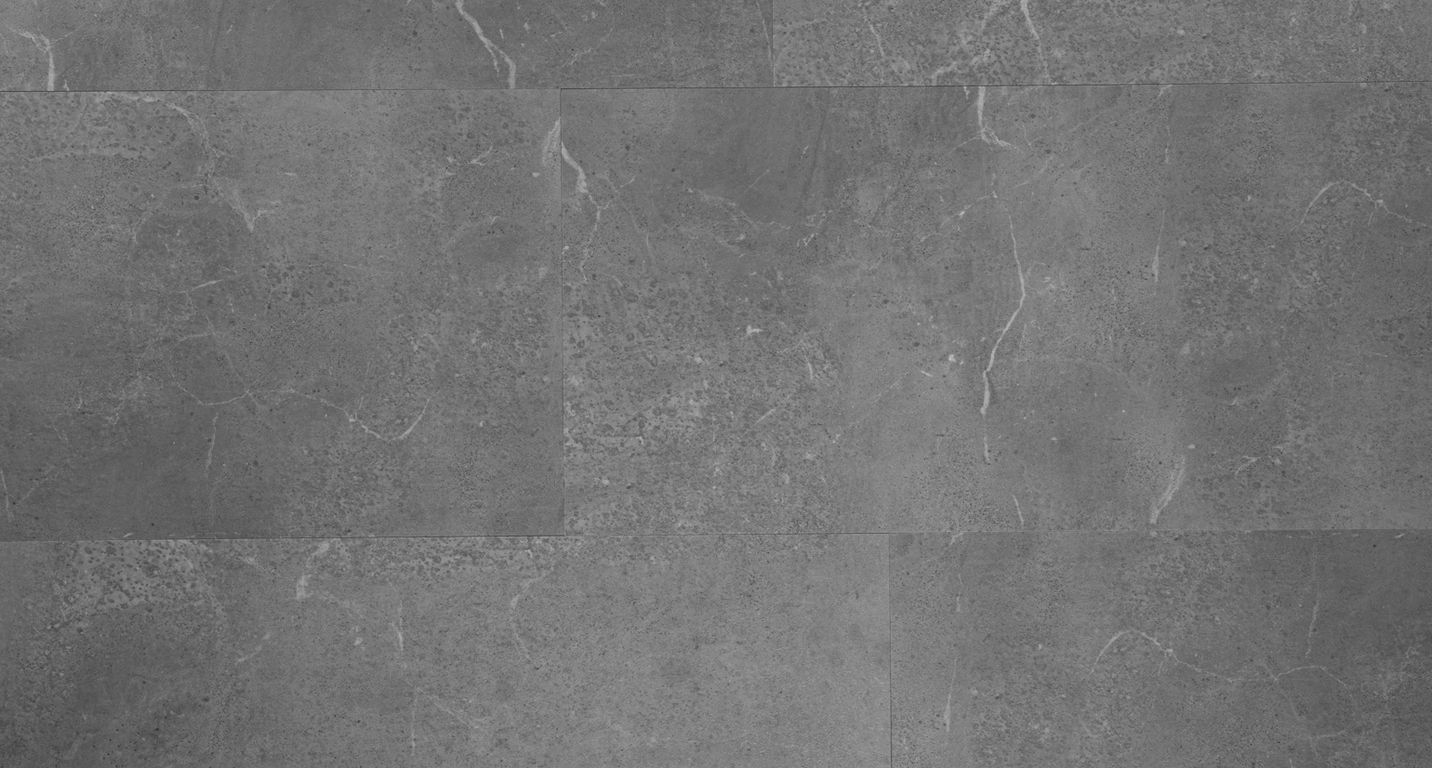 Sol vinyle EASYTREND SUPERMATT DALLE , Pierre marbré gris, dalle 40.60 x 81.20 cm