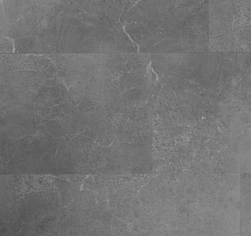 Sol vinyle EASYTREND SUPERMATT DALLE , Pierre marbré gris, dalle 40.60 x 81.20 cm