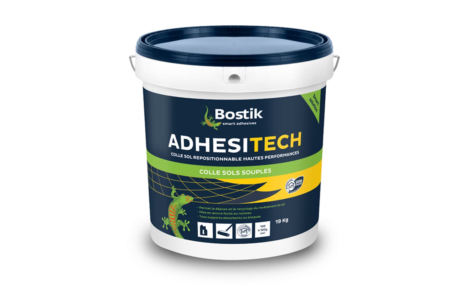colle Bostik ADHESITECH FIX A760 TECH, pour sols Accessoire Moquette, 2.00 kg