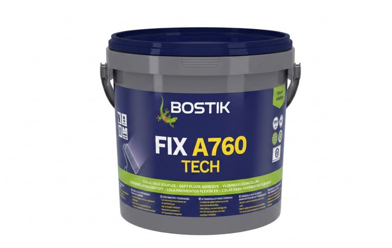 Colle Bostik FIX A760 TECH, pour sols Moquette, repositionnable, pour pvc, dalles, moquettes, 2.00 kg