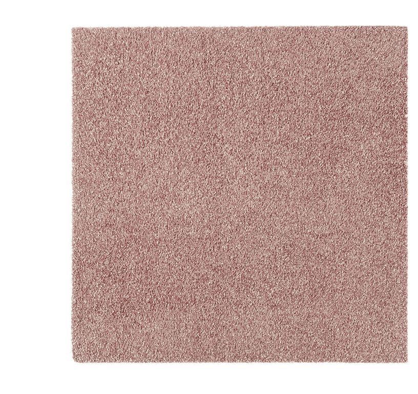 Dalle moquette GRANDIOSE, col bois de rose, dim 50.00 x 50.00 cm