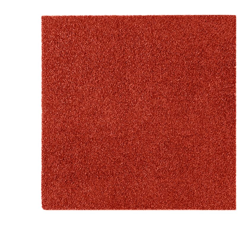 Dalle moquette GRANDIOSE, col orange, dim 50.00 x 50.00 cm