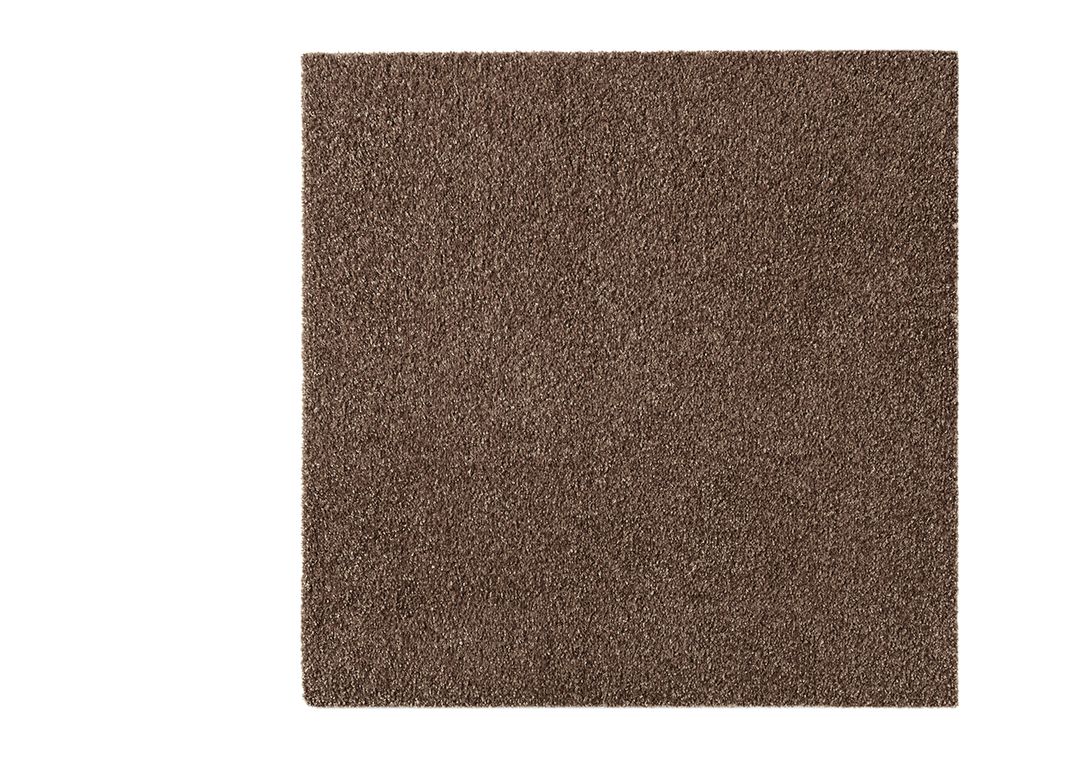 Dalle moquette GRANDIOSE, col chocolat, dim 50.00 x 50.00 cm
