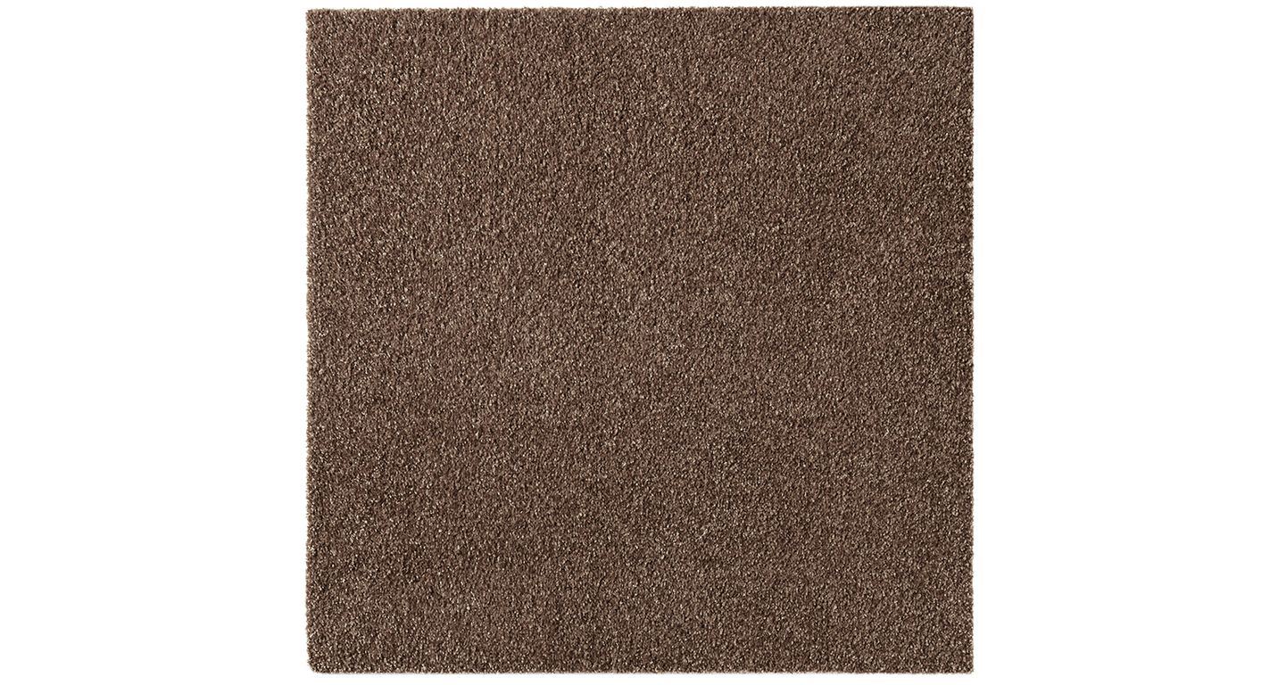 Dalle moquette GRANDIOSE, col chocolat, dim 50.00 x 50.00 cm