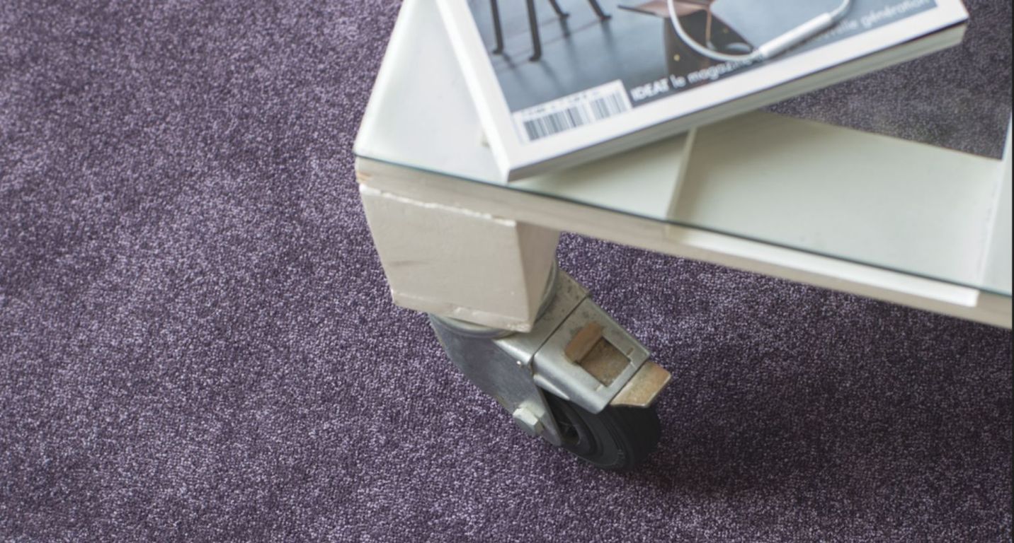 Dalle moquette GRANDIOSE, col violet, dim 50.00 x 50.00 cm