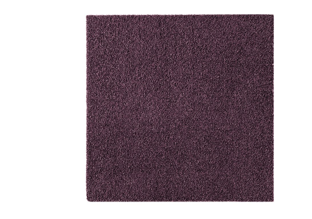 Dalle moquette GRANDIOSE, col violet, dim 50.00 x 50.00 cm