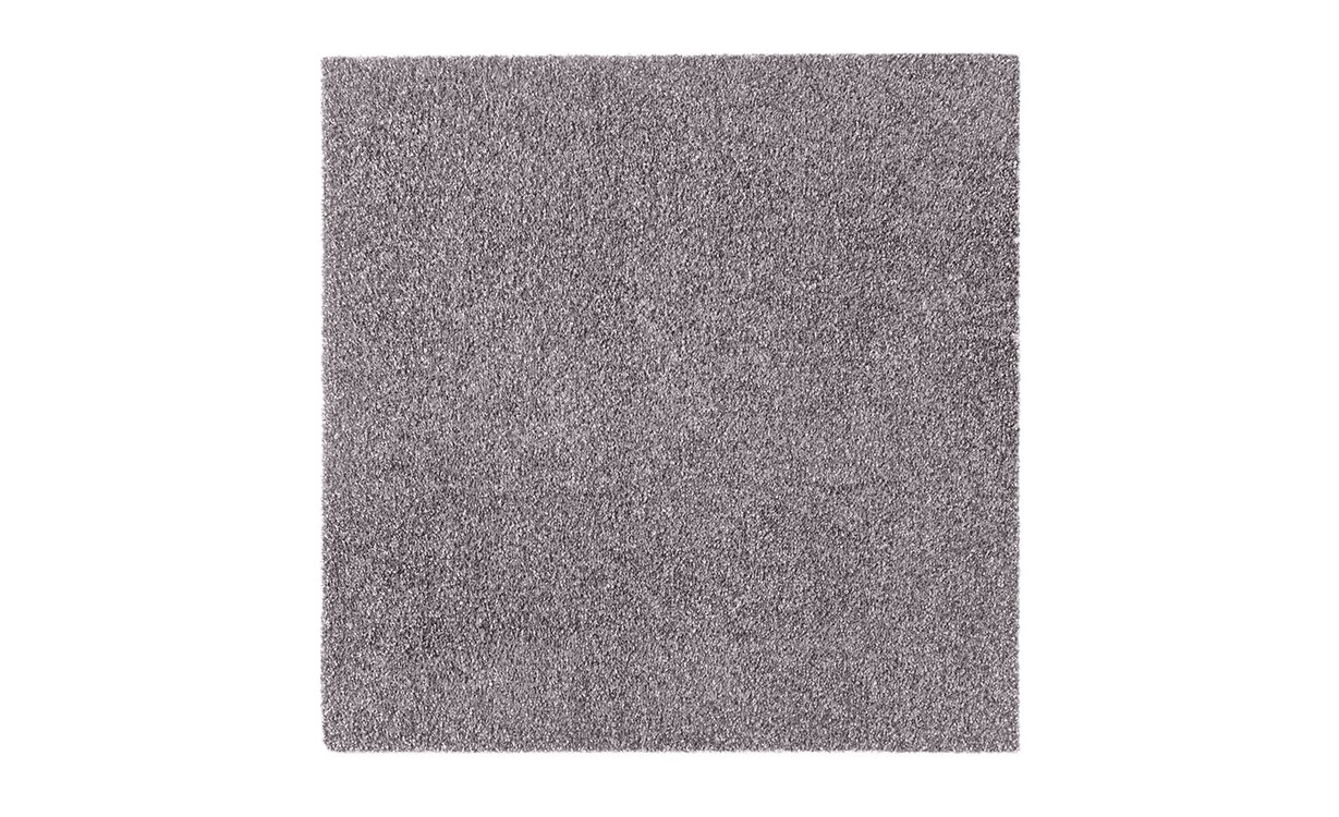 Dalle moquette GRANDIOSE, col gris souris, dim 50.00 x 50.00 cm