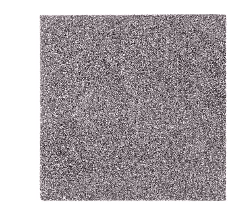 Dalle moquette GRANDIOSE, col gris souris, dim 50.00 x 50.00 cm