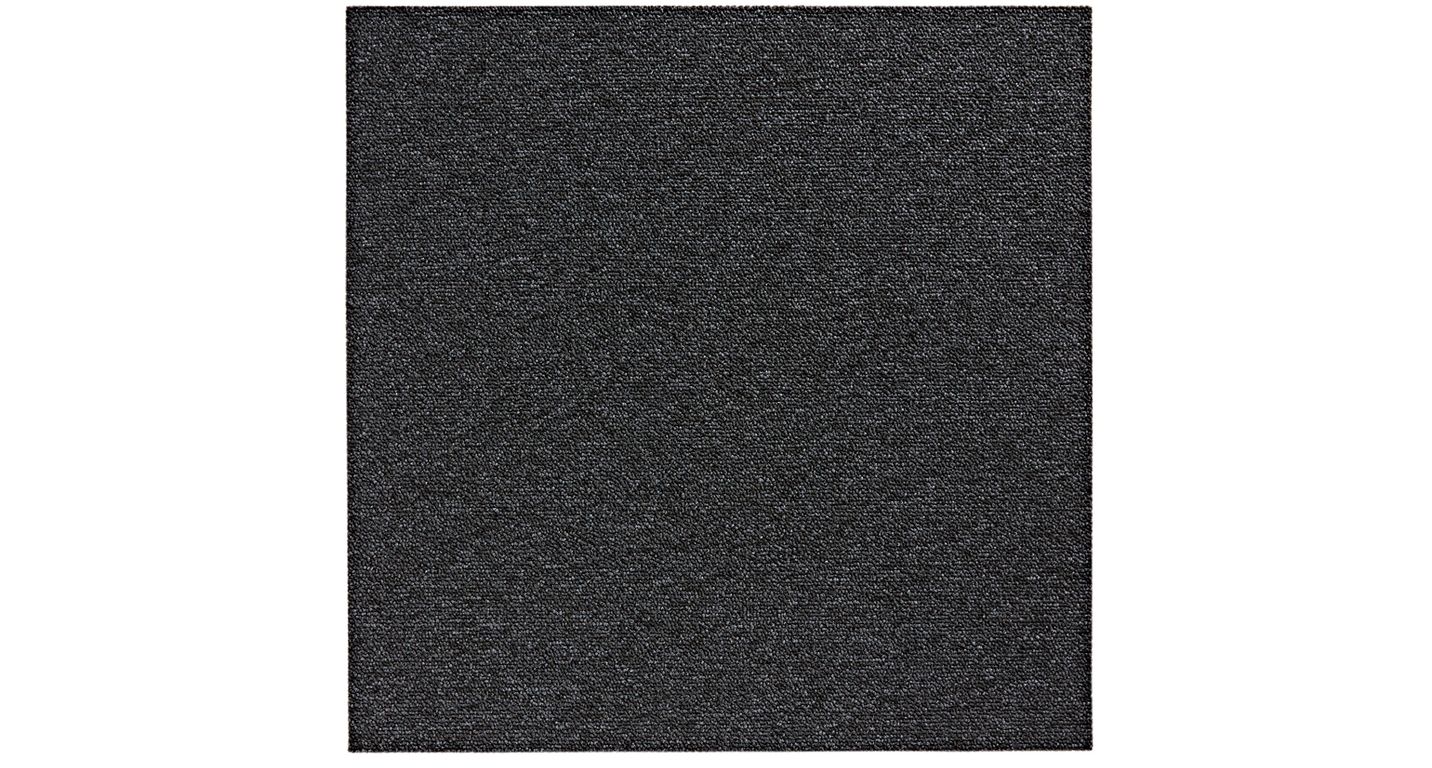 Dalle moquette ALABAMA, col gris anthracite, dim 50.00 x 50.00 cm