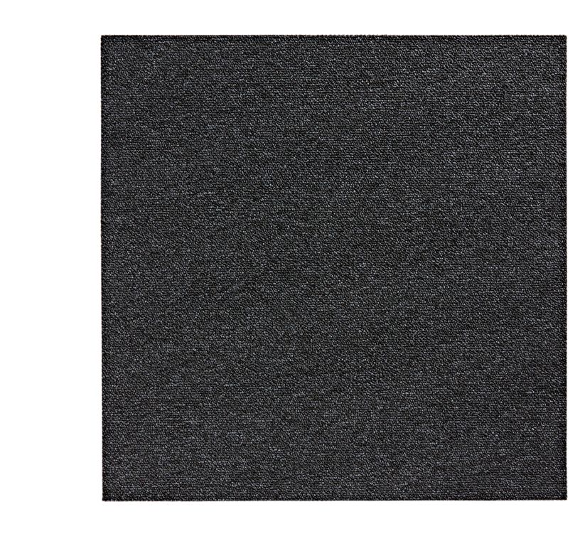 Dalle moquette ALABAMA, col gris anthracite, dim 50.00 x 50.00 cm