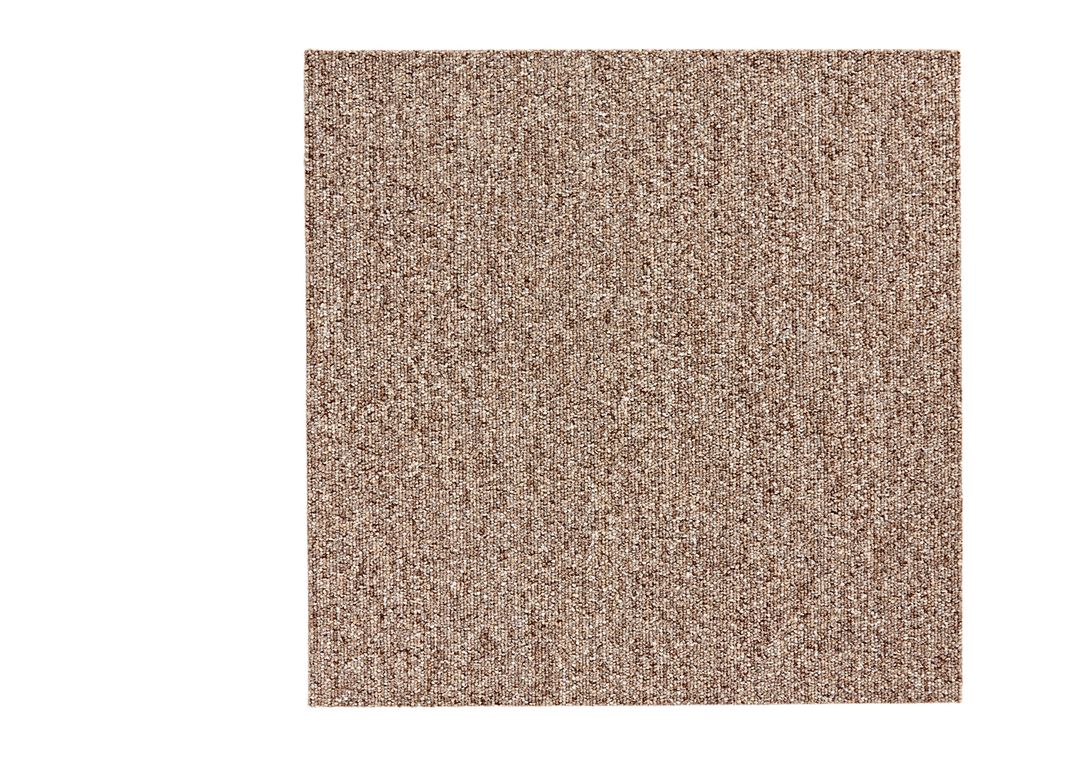 Dalle moquette ARIZONA, col marron glacé, dim 50.00 x 50.00 cm