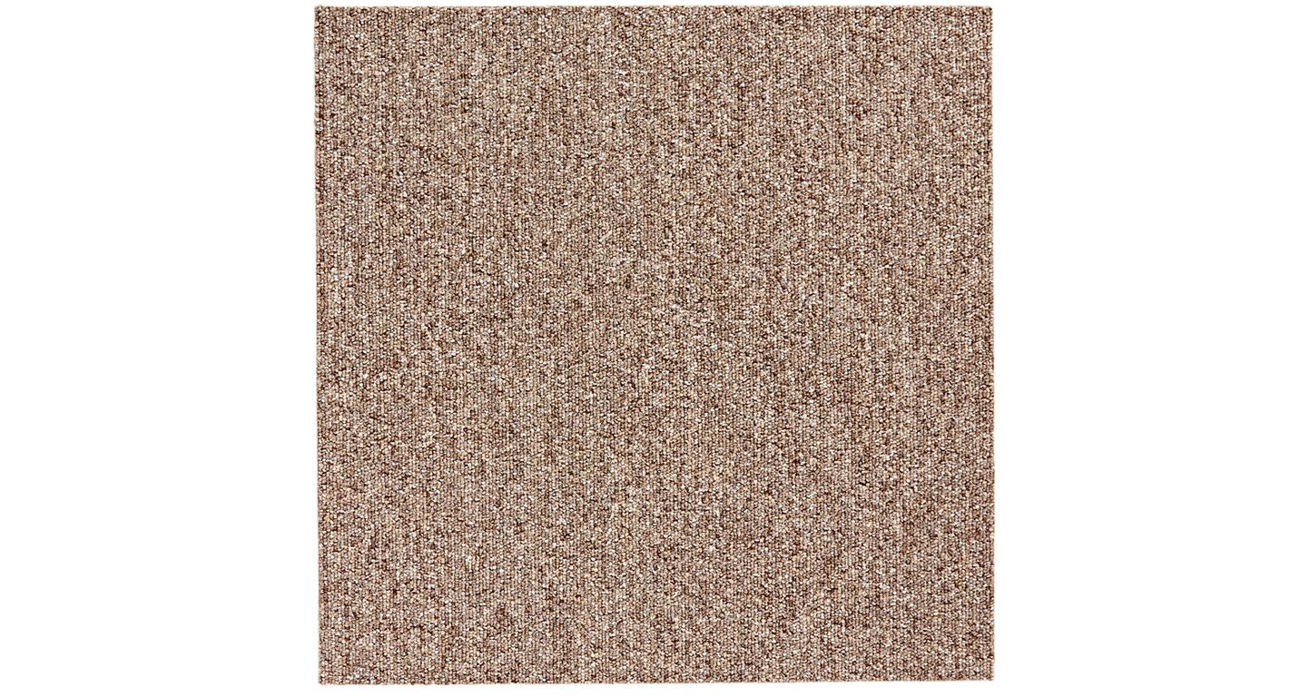 Dalle moquette ARIZONA, col marron glacé, dim 50.00 x 50.00 cm