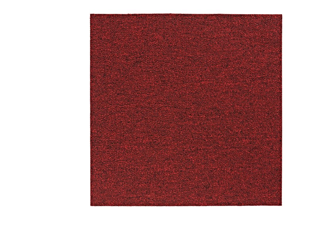 Dalle moquette ARIZONA, col bordeaux, dim 50.00 x 50.00 cm