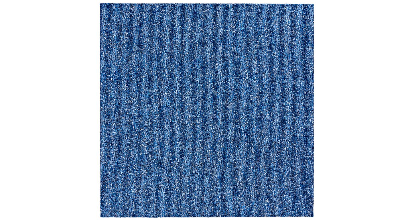 Dalle moquette ARIZONA, col bleu indigo, dim 50.00 x 50.00 cm
