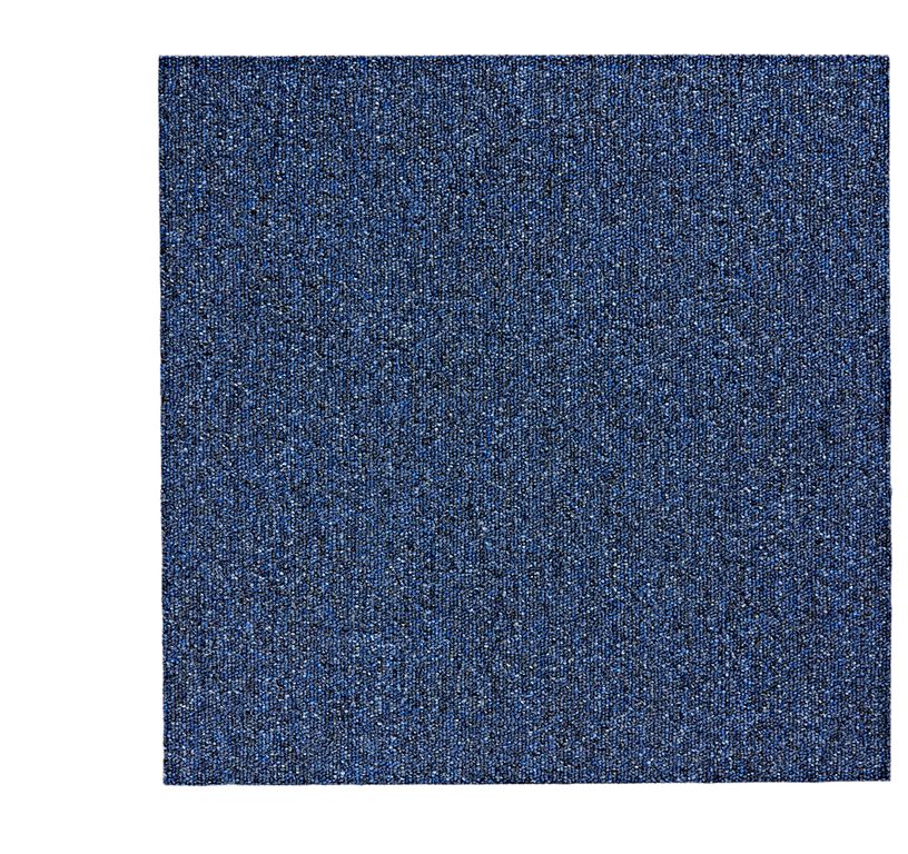 Dalle moquette ARIZONA, col bleu, dim 50.00 x 50.00 cm
