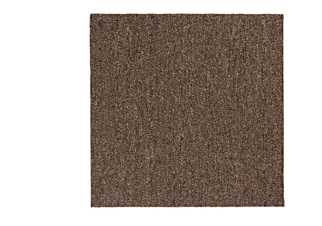 Dalle moquette ARIZONA, col marron, dim 50.00 x 50.00 cm