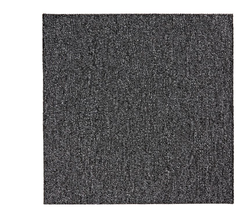Dalle moquette ARIZONA, col gris anthracite, dim 50.00 x 50.00 cm