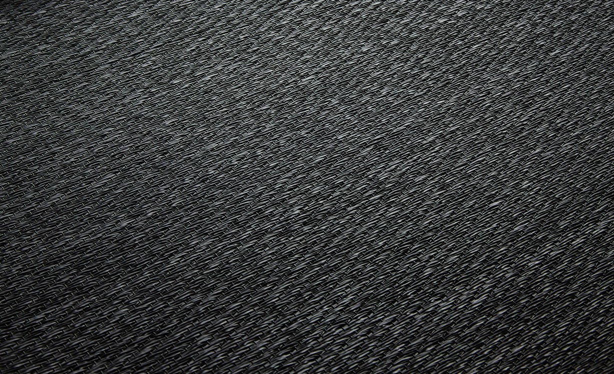 Sol vinyle rouleau NATURELOOK , Textile fibre tissée, noir, rouleau 2.00 m