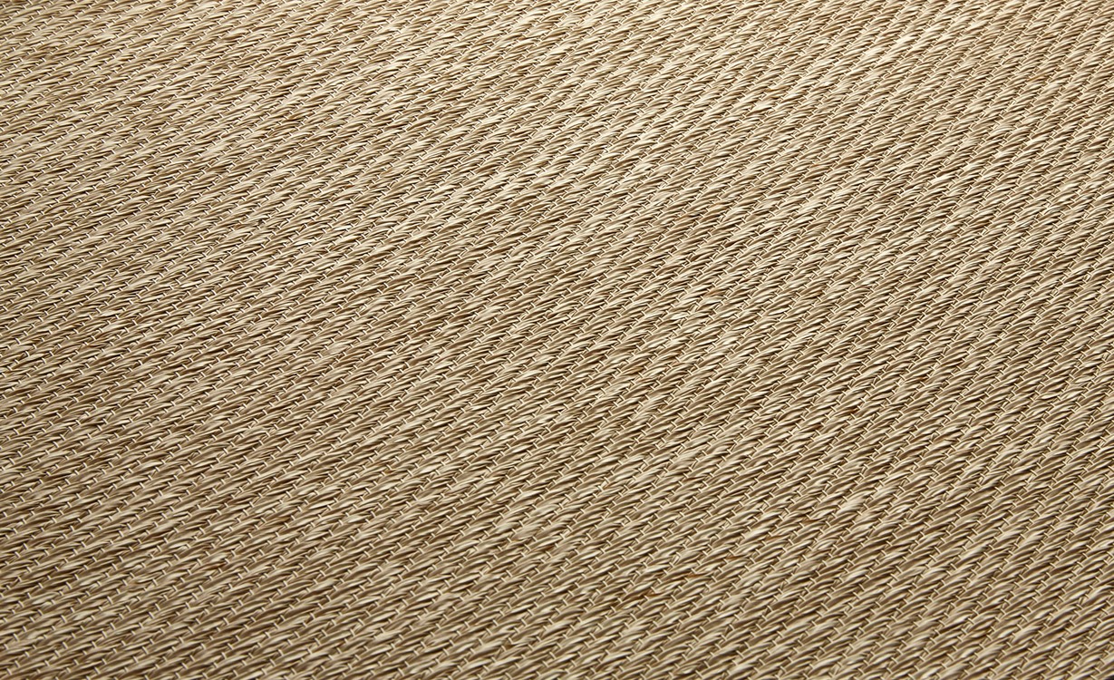 Sol vinyle rouleau NATURELOOK , Textile fibre tissée, crème, rouleau 2.00 m