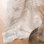 Coussin sur-mesure à partir du tissu CARRARE Tamisant, motif jacquard, Uni/faux uni, Gris