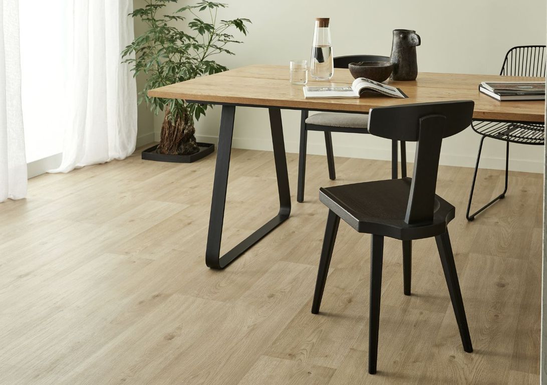 Sol vinyle rouleau BOOSTER Gerflor, Bois naturel clair, rouleau 4.00 m