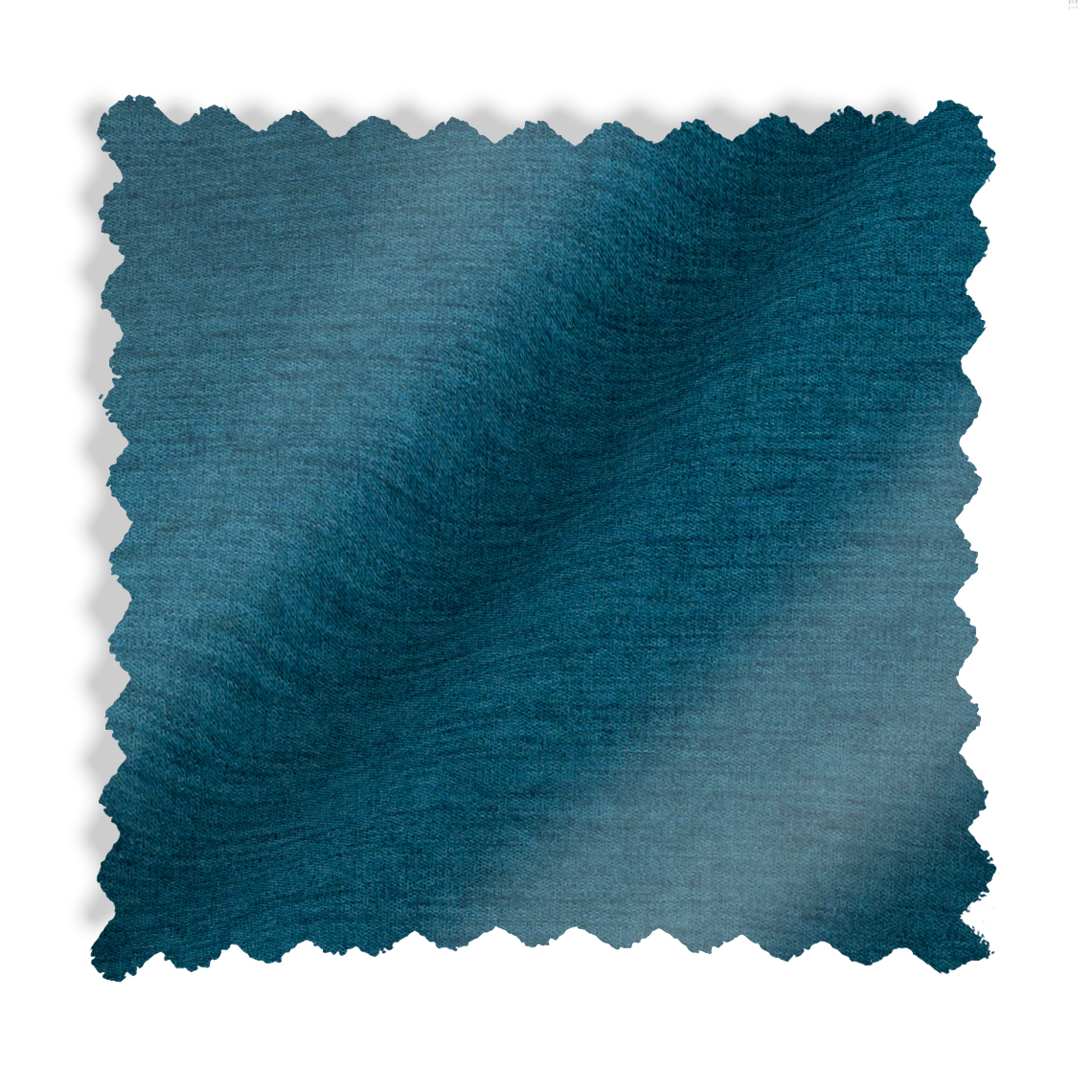 Coussin sur-mesure à partir du tissu FLORIDA , , uni/faux uni, bleu