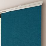 Panneau japonais sur-mesure à partir du tissu FLORIDA , , uni/faux uni, bleu