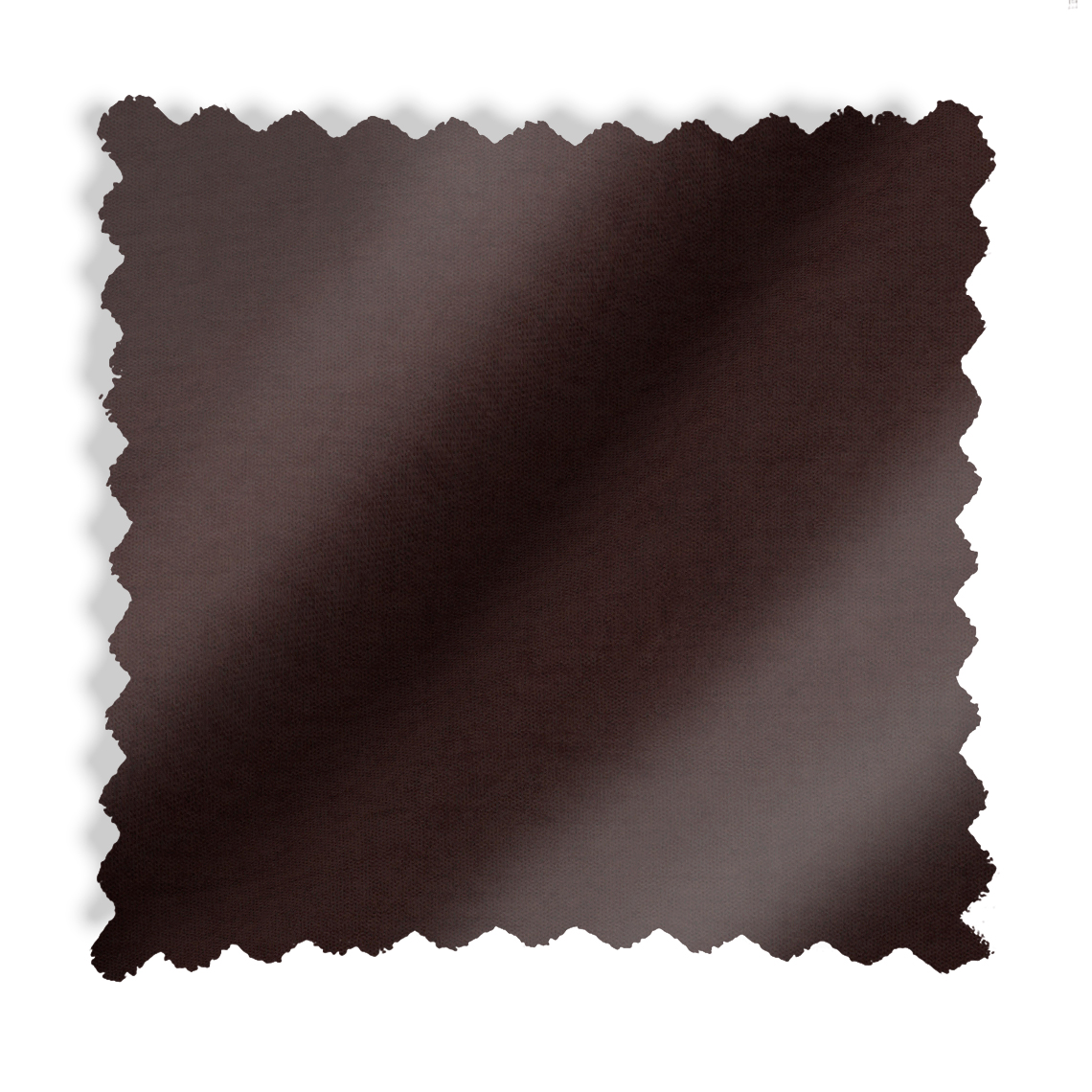 Panneau japonais sur-mesure à partir du tissu FLORIDA tamisant, jacquard velours, uni/faux uni, marron