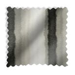 Coussin sur-mesure à partir du tissu LOQUAT Tamisant, , Rayures, Noir