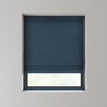 Store bateau sur-mesure à partir du tissu VILNIUS Tamisant, , Uni/faux uni, bleu