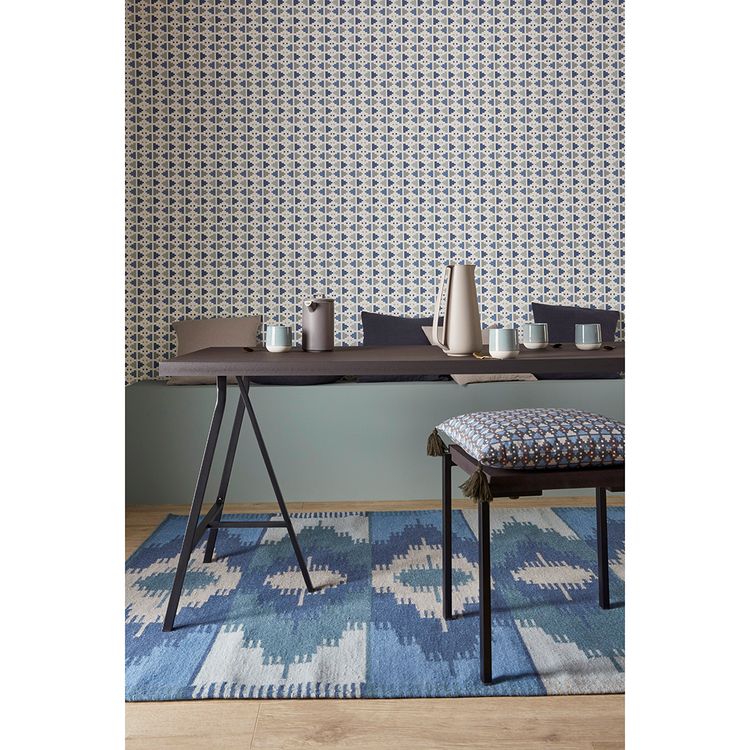  IKAT, BLEU, 0.45 x 0.45 cm
