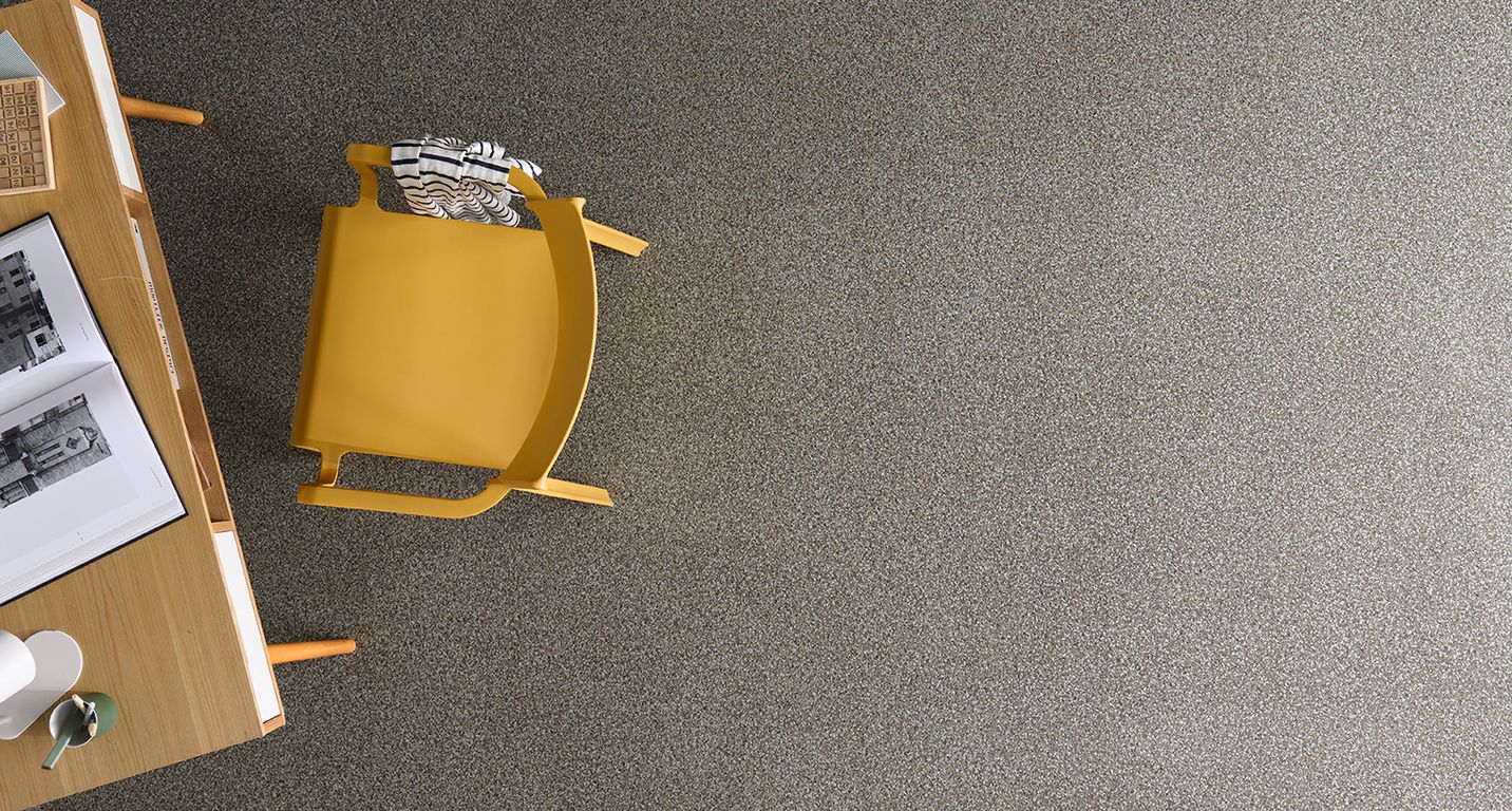 Sol vinyle rouleau PROJECT Tarkett, Motif moucheté noir, rouleau 4.00 m