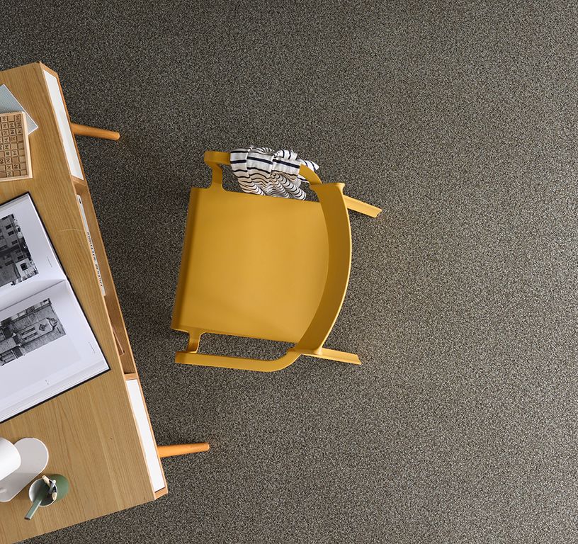 Sol vinyle rouleau PROJECT Tarkett, Motif moucheté noir, rouleau 4.00 m