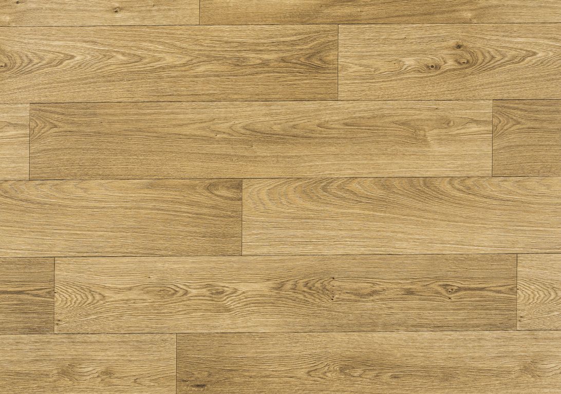 Sol vinyle rouleau PROJECT Tarkett, Bois chêne cognac, rouleau 4.00 m