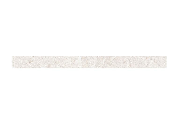 Plinthe carrelage BERGA BEIGE MAT PLINTHE, aspect terrazzo 7x90cm, h 7.00 x L 90.00 cm