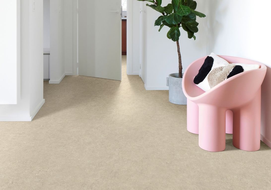 Sol vinyle rouleau BLACKTEX , Pierre granit beige, rouleau 4.00 m