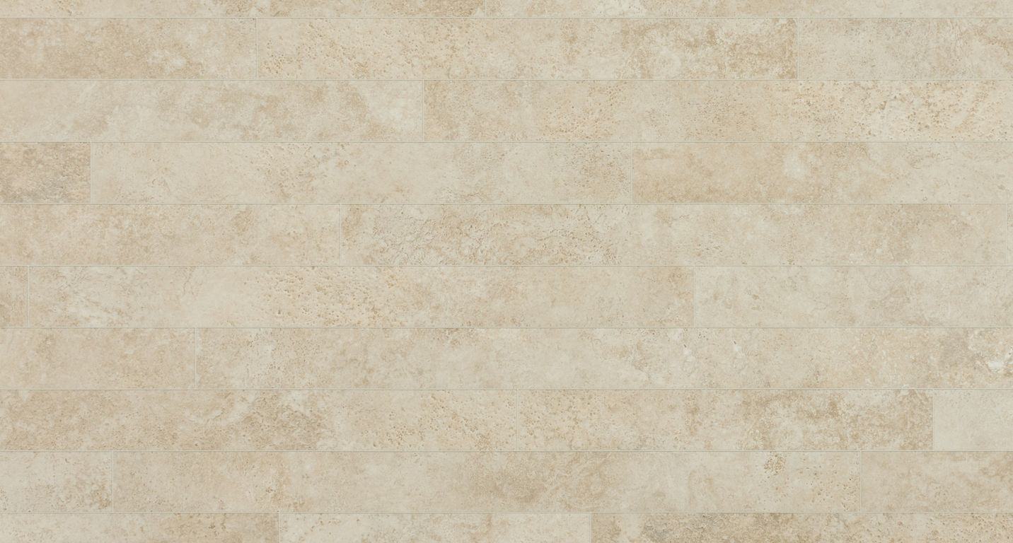 Sol vinyle rouleau BLACKTEX , Carrelage lames travertin, rouleau 4.00 m