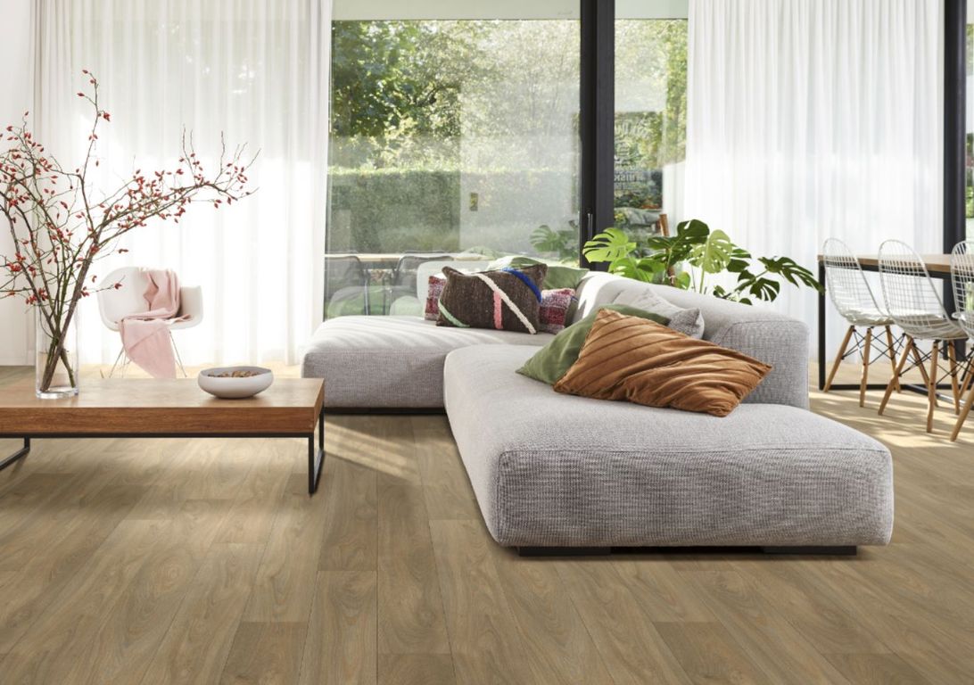 Sol vinyle rouleau BLACKTEX , Bois naturel, rouleau 4.00 m