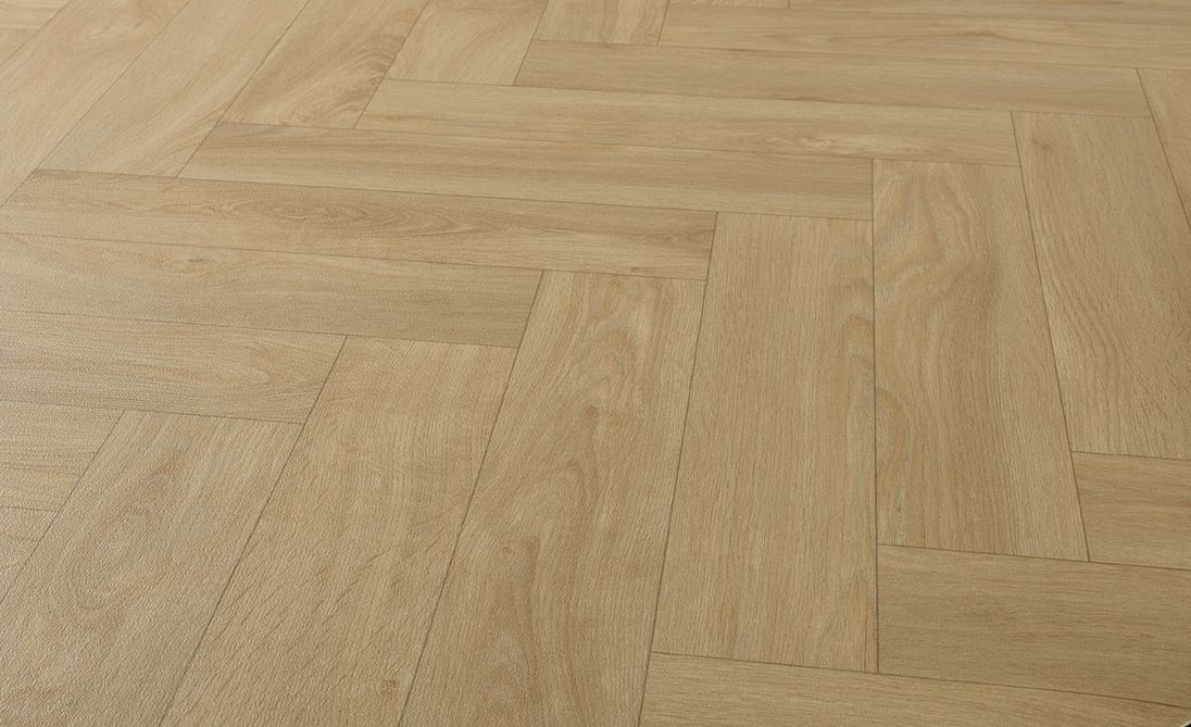 Sol vinyle rouleau BLACKTEX , Bois bâton rompu chêne, rouleau 4.00 m