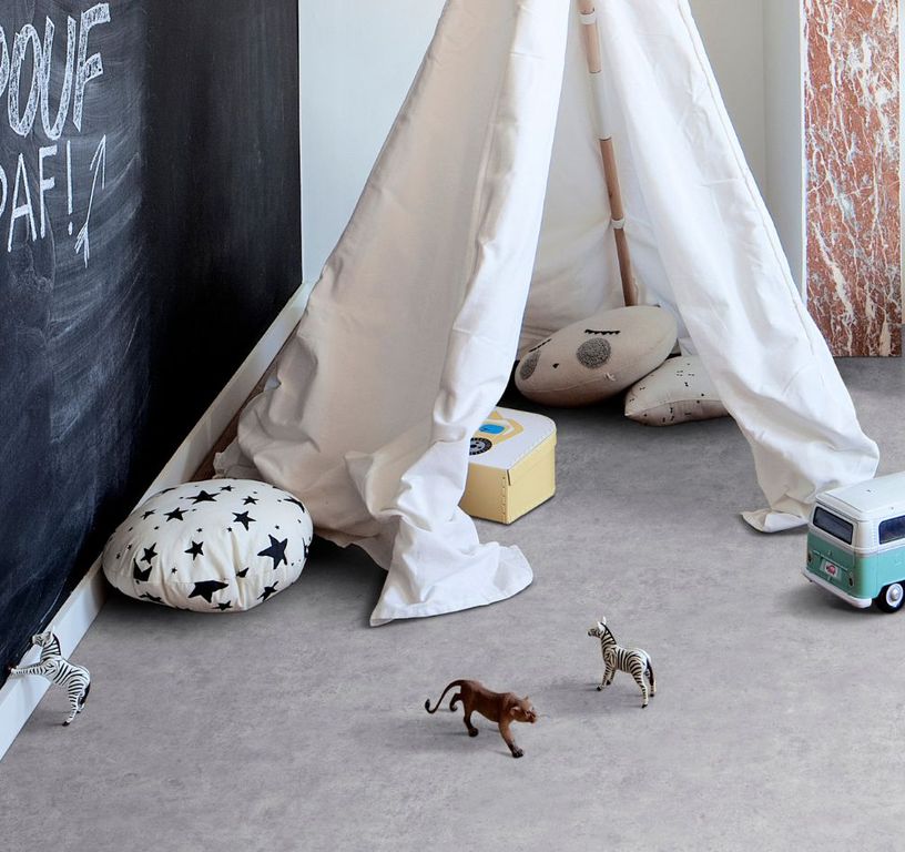 Sol vinyle rouleau NOVO , Béton gris clair, rouleau 4.00 m