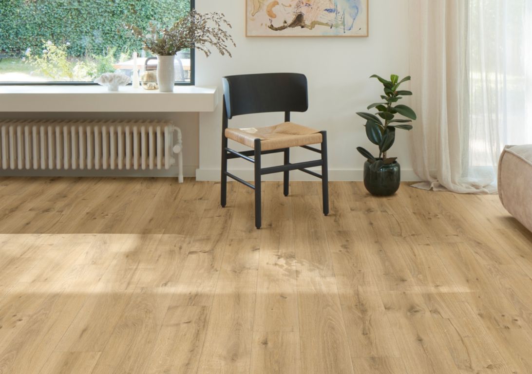 Sol vinyle rouleau TEXAS , Bois nature, rouleau 4.00 m