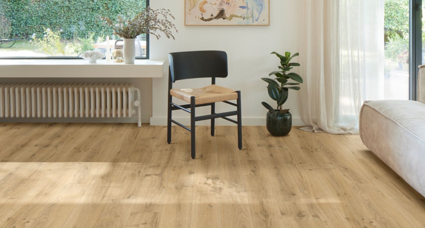 Sol vinyle rouleau TEXAS , Bois nature, rouleau 4.00 m