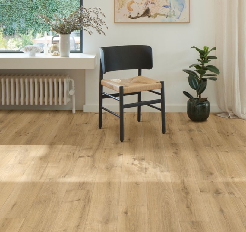 Sol vinyle rouleau TEXAS , Bois nature, rouleau 4.00 m