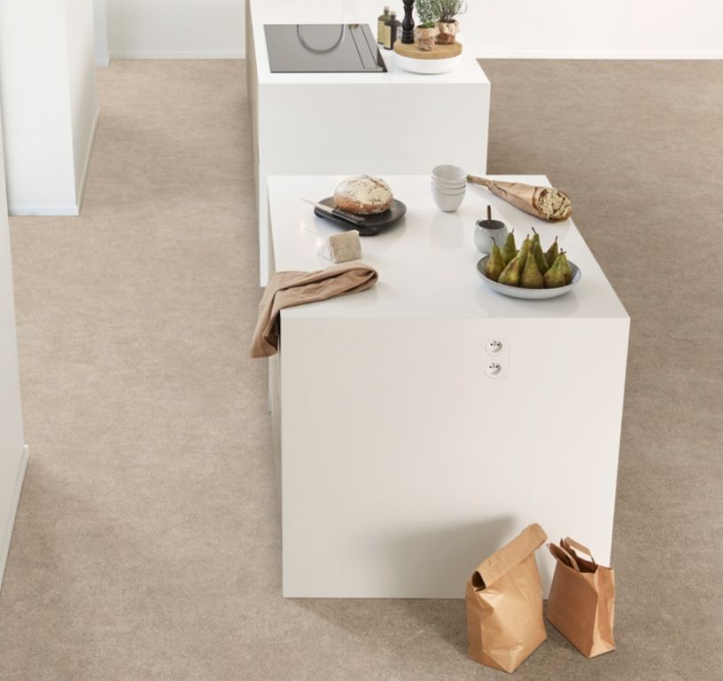 Sol vinyle rouleau TEXAS , Béton gris mokka, rouleau 4.00 m