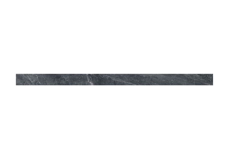 Plinthe carrelage SUBLIMA ANTHRACITE PLINTHE, aspect marbre 7x120cm, h 7.00 x L 120.00 cm