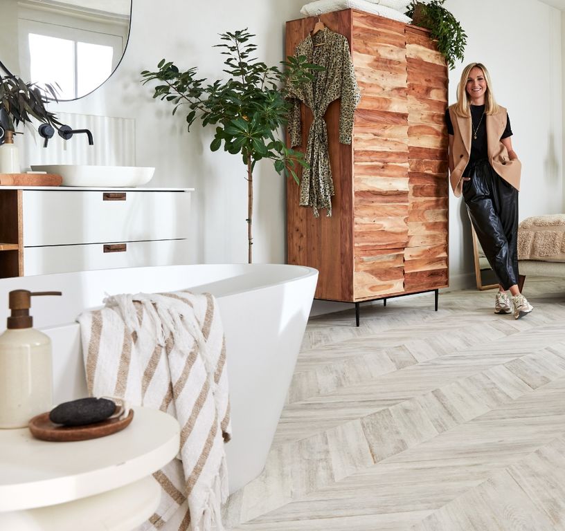 Sol vinyle Louka par Rachel Styliste, rouleau 4m