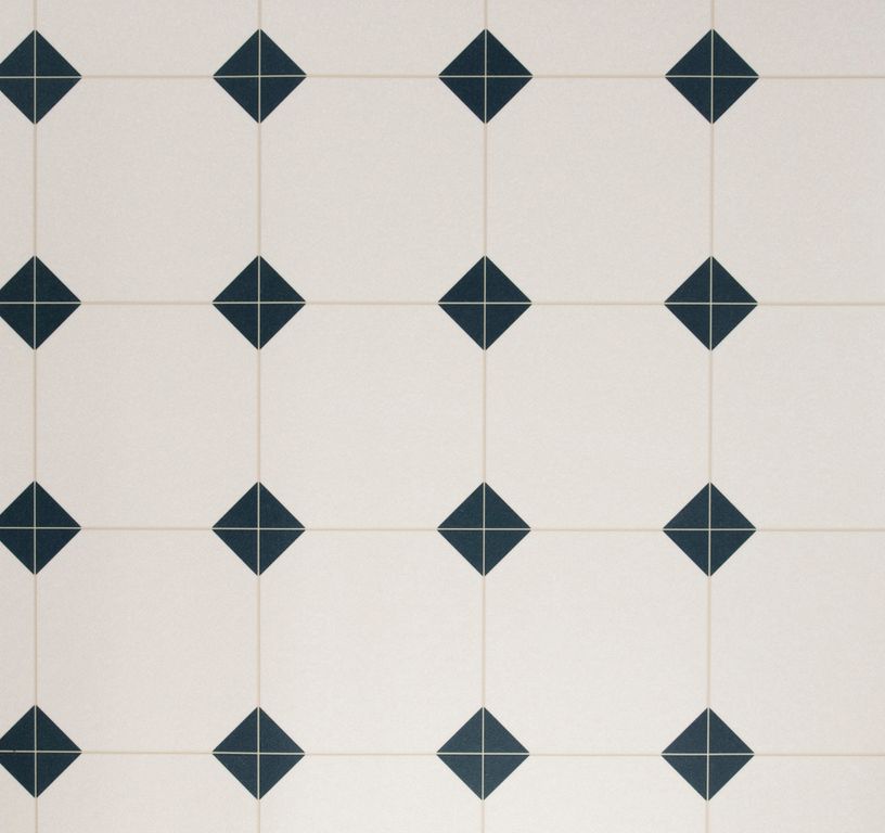 Sol vinyle rouleau MOONLIGHT , Carrelage bleu gris, rouleau 4.00 m