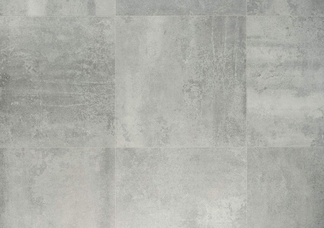 Sol vinyle rouleau MOONLIGHT , Carrelage gris, rouleau 4.00 m