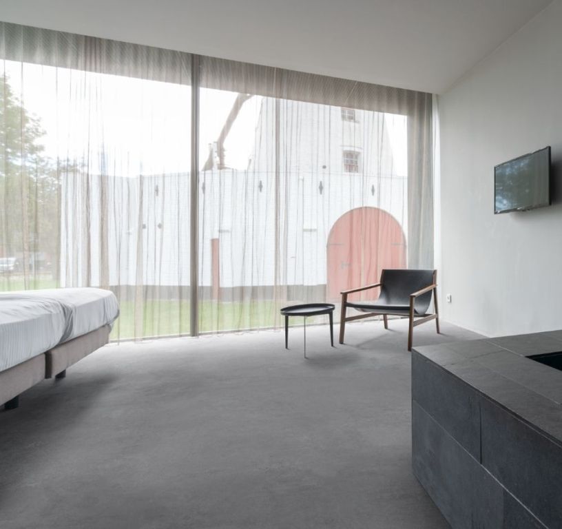 Sol vinyle rouleau SONIPRO , Béton gris moyen, rouleau 4.00 m