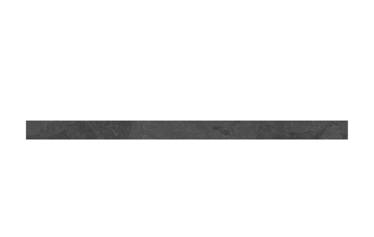Plinthe carrelage INFINI NOIR PLINTHE , aspect travertin 7x60cm, h 7.00 x L 60.00 cm